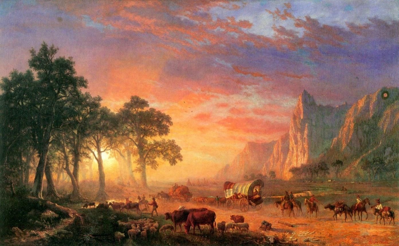 Albert Bierstadt the oregon trail